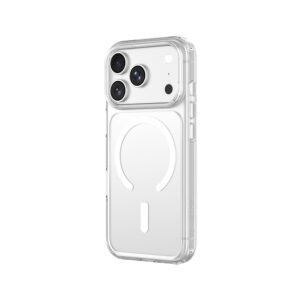 AmazingThing Minimal Mag smūgiams atsparus dėklas 3 lęšiams, skirtas iPhone 18 Pro su dirželio laikikliu, suderinamas su MagSafe – Skaidrus - Image 2