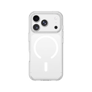 AmazingThing Minimal Mag smūgiams atsparus dėklas 3 lęšiams, skirtas iPhone 18 Pro su dirželio laikikliu, suderinamas su MagSafe – Skaidrus - Image 3
