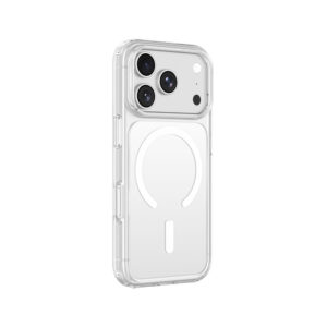 AmazingThing Minimal Mag smūgiams atsparus dėklas 3 lęšiams, skirtas iPhone 18 Pro su dirželio laikikliu, suderinamas su MagSafe – Skaidrus - Image 4