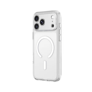 AmazingThing Minimal Mag lęšių dėklas, skirtas iPhone 18 Pro Max su kameros dangteliu ir dirželio laikikliu, suderinamas su MagSafe – skaidrus - Image 5