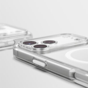 AmazingThing Minimal Mag lęšių dėklas, skirtas iPhone 18 Pro Max su kameros dangteliu ir dirželio laikikliu, suderinamas su MagSafe – skaidrus - Image 9
