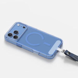 AmazingThing Minimal Mag lęšių dėklas, skirtas iPhone 18 Pro Max su kameros dangteliu ir dirželio laikikliu, suderinamas su MagSafe – mėlynas - Image 8