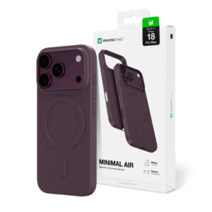 AmazingThing Minimal Air dėklas, skirtas iPhone 18 Pro Max, suderinamas su MagSafe – violetinis