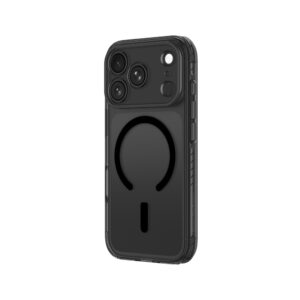 AmazingThing Titan Pro dėklas su objektyvo apsauga iPhone 18 Pro su kameros dangteliu ir laikikliu dirželiui, suderinamas su MagSafe - Juodas - Image 2