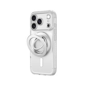 AmazingThing Titan Pro Lens Ring Set dėklas, skirtas iPhone 18 Pro Max, su kameros apsauga ir magnetiniu žiedu, suderinamas su MagSafe – skaidrus - Image 2