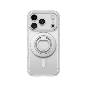 AmazingThing Titan Pro Lens Ring Set dėklas, skirtas iPhone 18 Pro Max, su kameros apsauga ir magnetiniu žiedu, suderinamas su MagSafe – skaidrus - Image 3