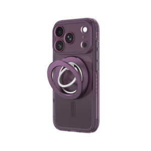 AmazingThing Titan Pro objektyvo žiedų rinkinio dėklas, skirtas iPhone 18 Pro, su kameros dangteliu ir magnetiniu žiedu, suderinamas su MagSafe – violetinis - Image 2