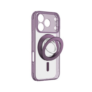 AmazingThing Titan Pro objektyvo žiedų rinkinio dėklas, skirtas iPhone 18 Pro, su kameros dangteliu ir magnetiniu žiedu, suderinamas su MagSafe – violetinis - Image 4