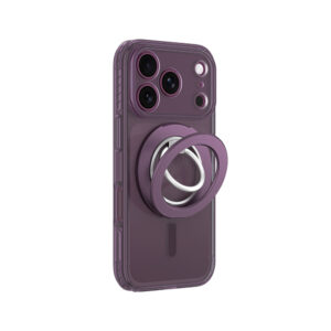AmazingThing Titan Pro objektyvo žiedų rinkinio dėklas, skirtas iPhone 18 Pro, su kameros dangteliu ir magnetiniu žiedu, suderinamas su MagSafe – violetinis - Image 5