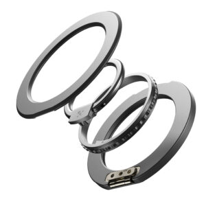 AmazingThing Titan Pro objektyvo žiedų rinkinio dėklas, skirtas iPhone 18 Pro, su kameros dangteliu ir magnetiniu žiedu, suderinamas su MagSafe – violetinis - Image 9
