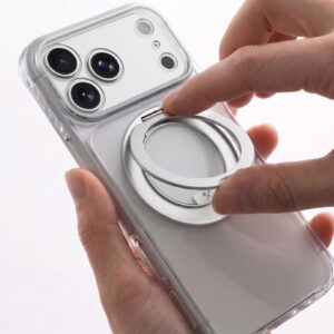 AmazingThing Titan Pro Spin objektyvo dėklas, skirtas iPhone 18 Pro su besisukančiu žiedu ir dirželio laikikliu, suderinamas su MagSafe – skaidrus - Image 8