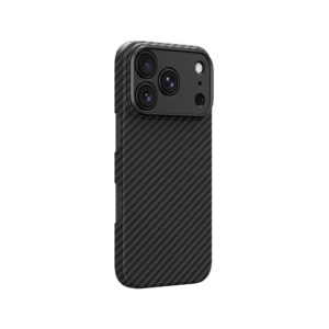 AmazingThing Titan Max dėklas su objektyvo apsauga, skirtas iPhone 18 Pro, pagamintas iš aramido pluošto, suderinamas su MagSafe – juodas - Image 4