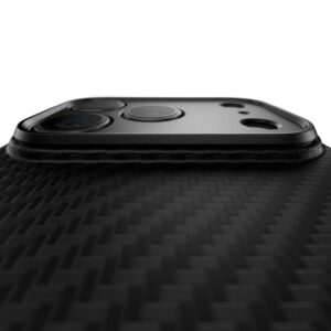 AmazingThing Titan Max dėklas su objektyvo apsauga, skirtas iPhone 18 Pro Max, pagamintas iš aramido pluošto, suderinamas su MagSafe – Juodas - Image 8