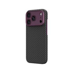 AmazingThing Titan Max apsauginis dėklas objektyvui, skirtas iPhone 18 Pro, pagamintas iš aramido pluošto su kameros dangteliu, suderinamas su MagSafe – violetinis - Image 2