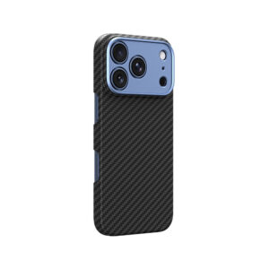 AmazingThing Titan Max dėklas su objektyvo apsauga, skirtas iPhone 18 Pro, iš aramido pluošto, suderinamas su MagSafe – mėlynas - Image 4