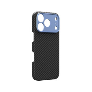 AmazingThing Titan Max dėklas su objektyvo apsauga, skirtas iPhone 18 Pro, iš aramido pluošto, suderinamas su MagSafe – mėlynas - Image 5