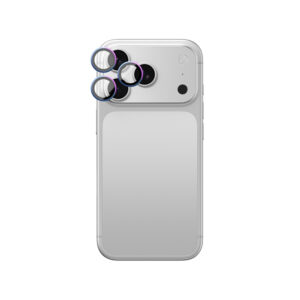AmazingThing Radix Vision Lens fotoaparato objektyvo apsauga, skirta iPhone 18 Pro / 18 Pro Max – vaivorykštinė