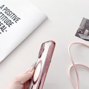 iPhone 17 dėklas su dirželiu per petį, suderinamas su MagSafe – juodas - Image 5
