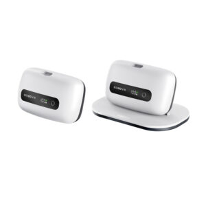 BoboVR BM60-2 6500 mAh baterija, skirta BoboVR M3 Pro+ ir BoboVR M3, 2 vnt. su įkrovimo stotele – balta
