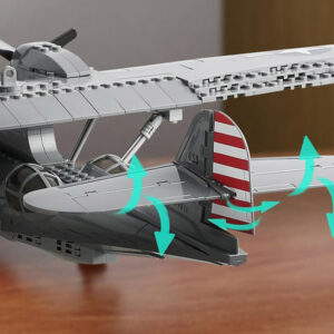 Konstruktorius kovinis lėktuvas PBY-5A Catalina 364 elementai ZA5322 - Image 8