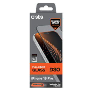SBS D3O Full Cover stiklas, skirtas iPhone 18 Pro su aplikatoriumi - Image 2