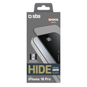 SBS Hide Full Cover privatumą saugantis stiklas, skirtas iPhone 18 Pro, 0.33mm - Image 2