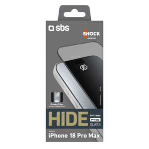 SBS Hide Full Cover privatumą saugantis stiklas, skirtas iPhone 18 Pro Max, 0.33mm - Image 2