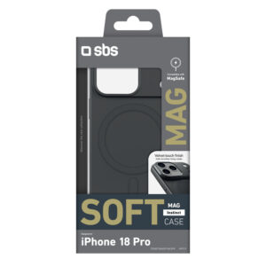 SBS Instinct Mag dėklas, skirtas iPhone 18 Pro / 17 Pro, suderinamas su MagSafe – Juodas - Image 2
