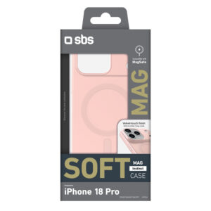 SBS Instinct Mag dėklas, skirtas iPhone 18 Pro / 17 Pro, suderinamas su MagSafe – rožinis - Image 2