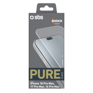 SBS Pure Glass grūdintas stiklas, skirtas iPhone 18 Pro Max / 17 Pro Max / 16 Pro Max - Image 2