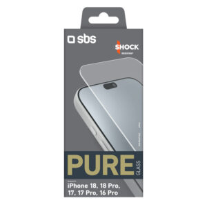 SBS Pure Glass grūdintas stiklas, skirtas iPhone 18 / 18 Pro / 17 / 17 Pro / 16 Pro - Image 2