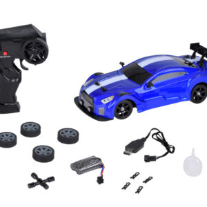 Nuotoliniu būdu valdomas automobilis RC Drift 4x4 su dūmų efektu ir LED apšvietimu RC0696 - Image 2