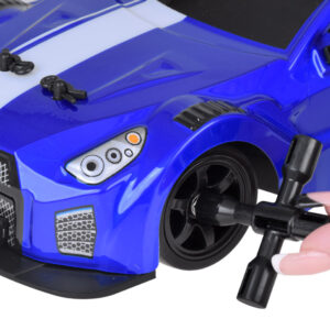 Nuotoliniu būdu valdomas automobilis RC Drift 4x4 su dūmų efektu ir LED apšvietimu RC0696 - Image 7