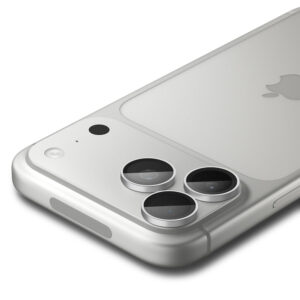 Spigen Optik Pro GLAS.TR EZ FIT 2 vnt. grūdinto stiklo kameros apsauginis stikliukas, skirtas iPhone 18 Pro / 18 Pro Max – sidabrinis - Image 2