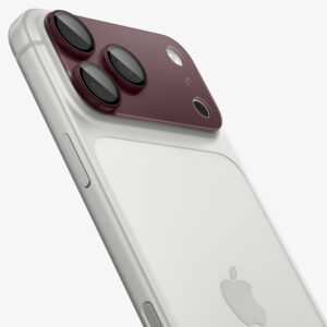 Spigen Optik Pro XL GLAS.TR EZ FIT grūdintas stiklas, skirtas iPhone 18 Pro – Dark Cherry - Image 3