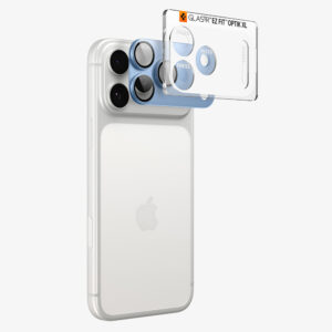 Spigen Optik Pro XL GLAS.TR EZ FIT grūdinto stiklo kameros apsauginis stikliukas, skirtas iPhone 18 Pro – šviesiai mėlynas - Image 4