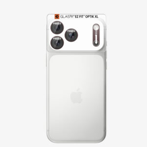 Spigen Optik Pro XL GLAS.TR EZ FIT grūdintas stiklas, skirtas iPhone 18 Pro Max – tamsiai vyšninė - Image 3