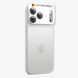 Spigen Optik Pro XL GLAS.TR EZ FIT grūdintas stiklas, skirtas iPhone 18 Pro Max – tamsiai vyšninė - Image 9