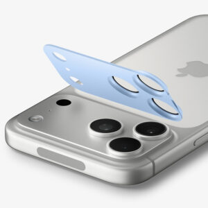Spigen Optik Pro XL GLAS.TR EZ FIT grūdinto stiklo kameros apsauga, skirta iPhone 18 Pro Max – šviesiai mėlyna - Image 6