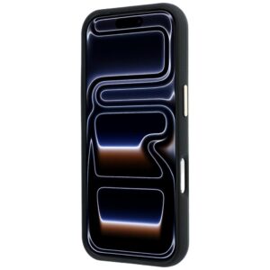 Guess Smooth & Big Strass Logo dėklas, skirtas iPhone 18 Pro / 17 Pro – Juodas - Image 5