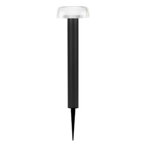 Lauko šviestuvas su saulės panele SUNTIS, įsmeigiamas, 170lm, 3000K, 2Ah, IP54, USB-C