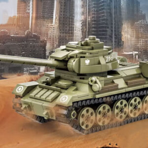 Techniniai blokai T-34-85 TANK lenkiškas modelis 604el. ZA5675 - Image 4