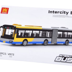 Techninės kaladėlės, sujungiamas miesto autobusas, 415 dalių ZA5677 - Image 6