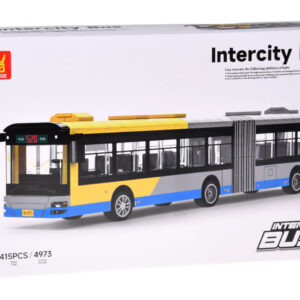 Techninės kaladėlės, sujungiamas miesto autobusas, 415 dalių ZA5677 - Image 7
