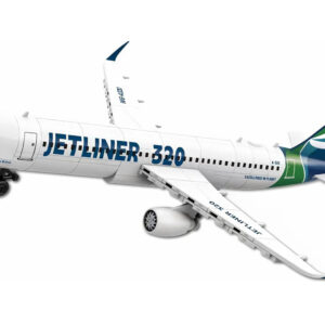 Konstruktorius Jetliner 320 keleivinio lėktuvo modelis, 133 detalės ZA5678 - Image 3
