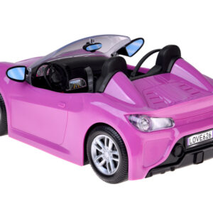 Violetinis sportinis automobilis klasikinei kabrioleto lėlei, skirtas 2 lėlėms ZA5697 - Image 7