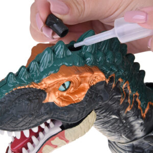 Didelis robotas dinozauras vaikšto, riaumoja, DEDA KIAUŠINIUS, šviesos efektai pora ZA5716 - Image 3