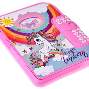 Interaktyvus koduotas SLAPTAS DIENORAŠTIS 2 viename Magical Unicorn ZA5769 - Image 2