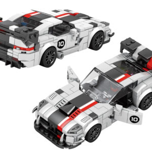 Techninių kaladėlių rinkinys Super sportinis automobilis WHITE VIPER su spoileriu, 419 detalių ZA5784 - Image 3