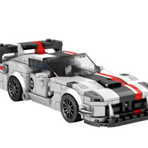 Techninių kaladėlių rinkinys Super sportinis automobilis WHITE VIPER su spoileriu, 419 detalių ZA5784 - Image 6